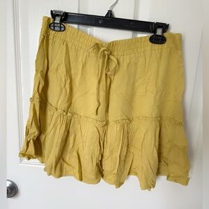 Shinestar Yellow Mini Skirt